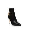 85 mm Leder-Ankle Boots mit Padlock-Verschluss 85 mm Leder-Ankle Boots mit Padlock-Verschluss