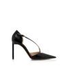 Asymmetrische Pumps aus Lackleder Asymmetrische Pumps aus Lackleder