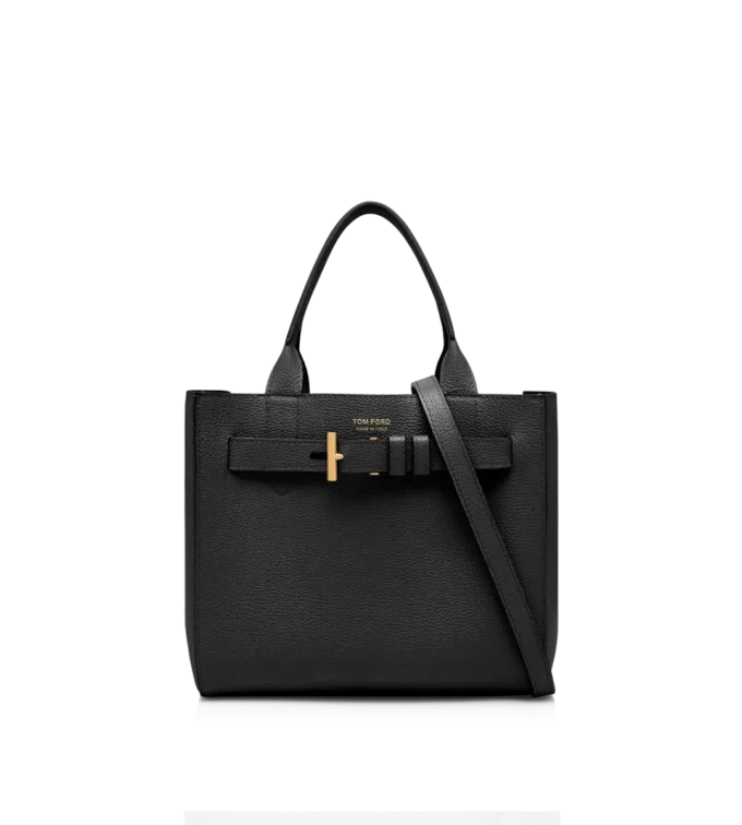 Audrey Small Tote aus genarbtem Leder Audrey Small Tote aus genarbtem Leder