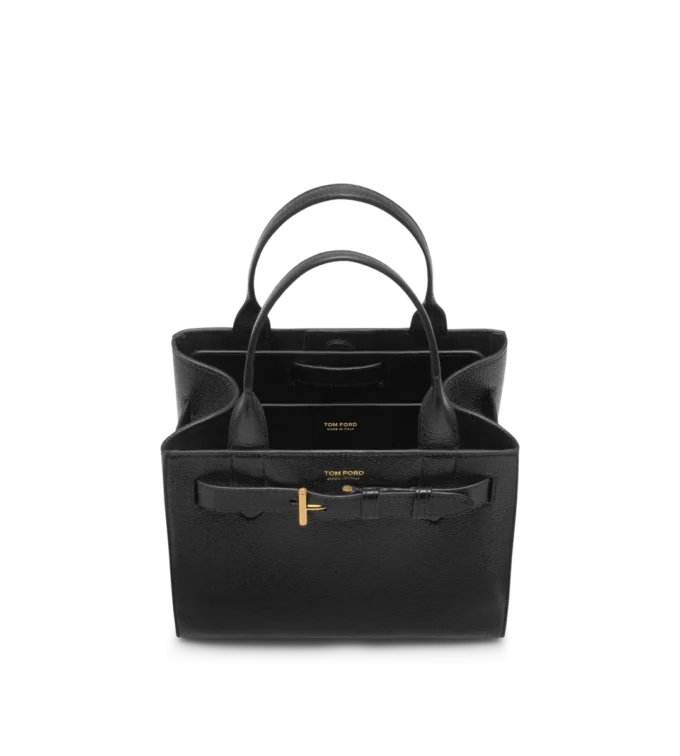 Audrey Small Tote aus genarbtem Leder Audrey Small Tote aus genarbtem Leder