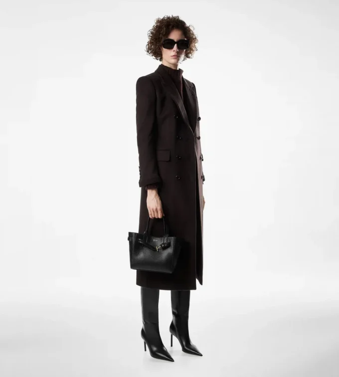 Audrey Small Tote aus genarbtem Leder Audrey Small Tote aus genarbtem Leder