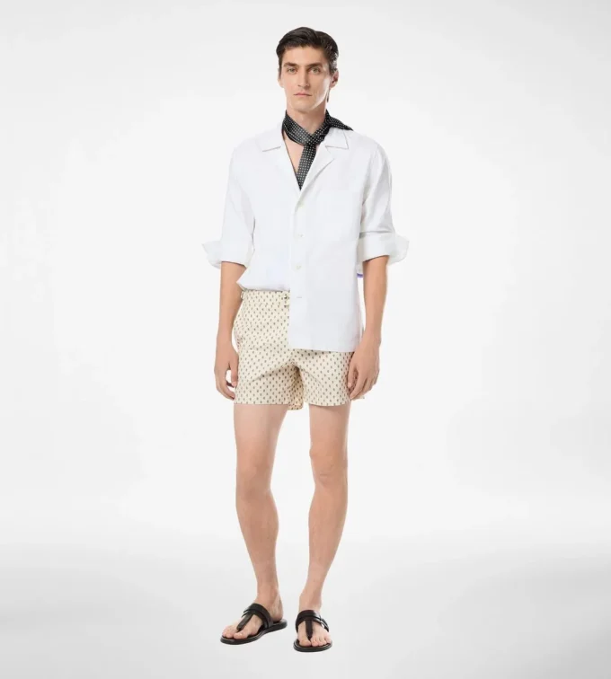 Badeshorts aus Nylon mit Paisley-Print Badeshorts aus Nylon mit Paisley-Print