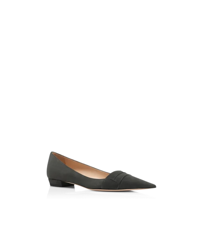 Ballerinas aus Wildleder mit EVA-Sohle Ballerinas aus Wildleder mit EVA-Sohle