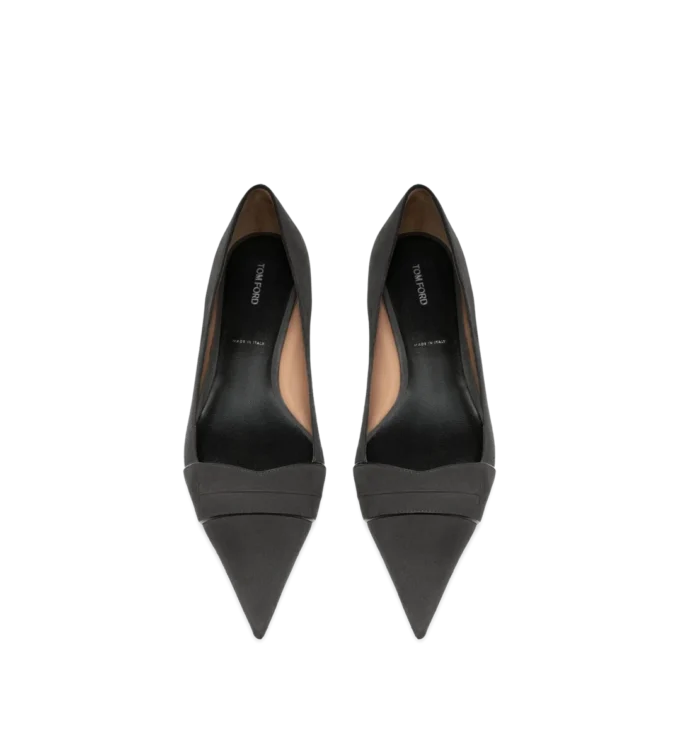 Ballerinas aus Wildleder mit EVA-Sohle Ballerinas aus Wildleder mit EVA-Sohle