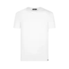 Baumwoll-Modal-T-Shirt mit Rundhalsausschnitt