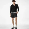 Baumwoll-Stretch-Henley