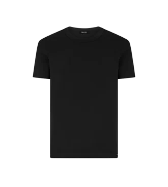 Baumwoll-T-Shirt mit Rundhalsausschnitt