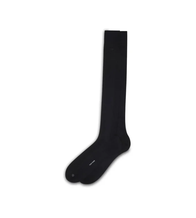 Baumwollsocken mit Fischgrätenmuster