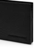 Bedruckte Hirschleder-Brieftasche mit verlängerter T-Linie und klassischem Falz Bedruckte Hirschleder-Brieftasche mit verlängerter T-Linie und klassischem Falz