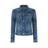 Bequeme Jeansjacke im Stonewashed-Look