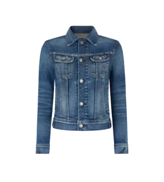 Bequeme Jeansjacke im Stonewashed-Look