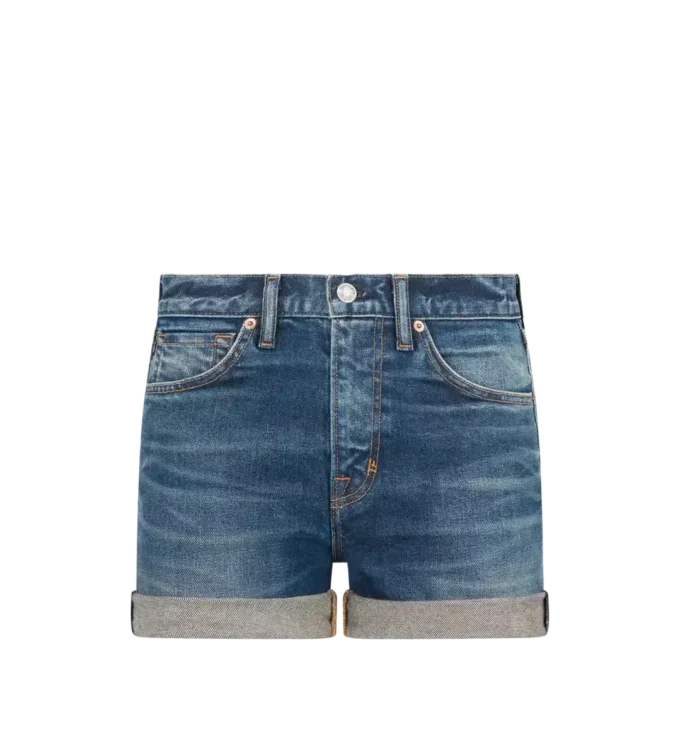 Bequeme Stonewashed-Jeansshorts Bequeme Stonewashed-Jeansshorts