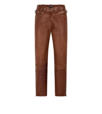 Bikerhose aus Büffelleder