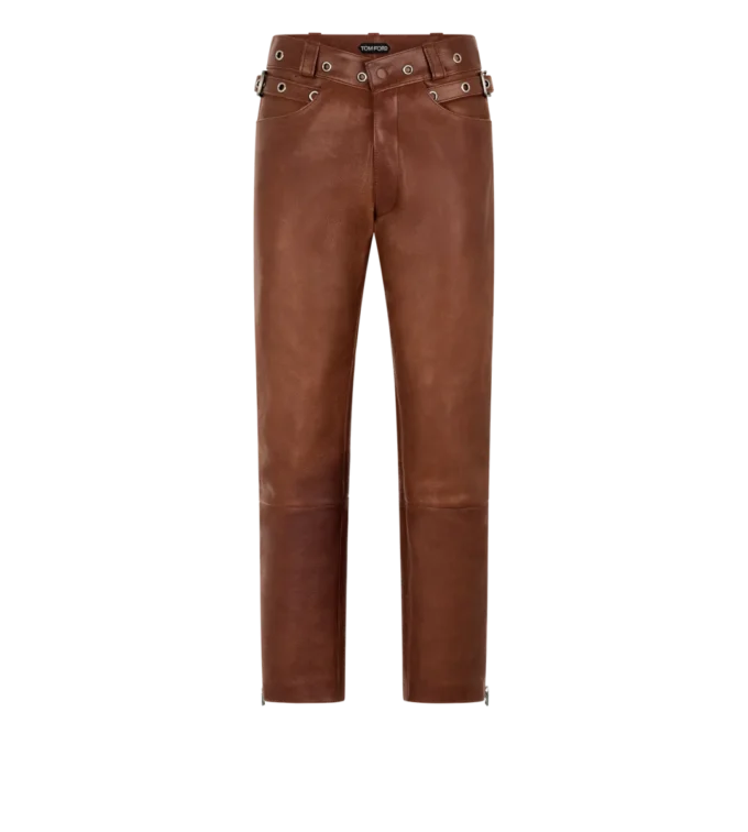 Bikerhose aus Büffelleder Bikerhose aus Büffelleder