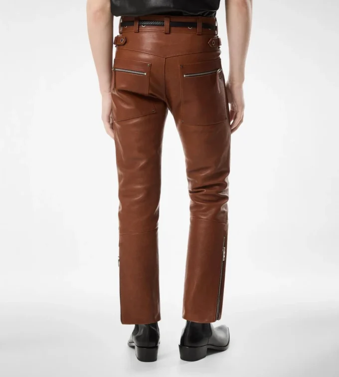 Bikerhose aus Büffelleder Bikerhose aus Büffelleder
