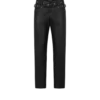 Bikerhose aus genarbtem Leder Bikerhose aus genarbtem Leder