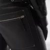 Bikerhose aus genarbtem Leder Bikerhose aus genarbtem Leder