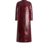 Bikerjacke aus bedrucktem Leder und gewaschenem Duchesse-Stoff Bikerjacke aus bedrucktem Leder und gewaschenem Duchesse-Stoff