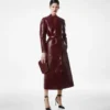 Bikerjacke aus bedrucktem Leder und gewaschenem Duchesse-Stoff Bikerjacke aus bedrucktem Leder und gewaschenem Duchesse-Stoff