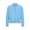 Blouson mit Kragen aus Kaschmir-Wildleder