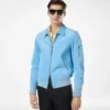Blouson mit Kragen aus Kaschmir-Wildleder