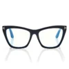 Blue Block Cat Eye Opticals mit aufsteckbarer Sonnenbrille Blue Block Cat Eye Opticals mit aufsteckbarer Sonnenbrille