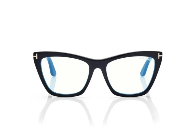 Blue Block Cat Eye Opticals mit aufsteckbarer Sonnenbrille Blue Block Cat Eye Opticals mit aufsteckbarer Sonnenbrille