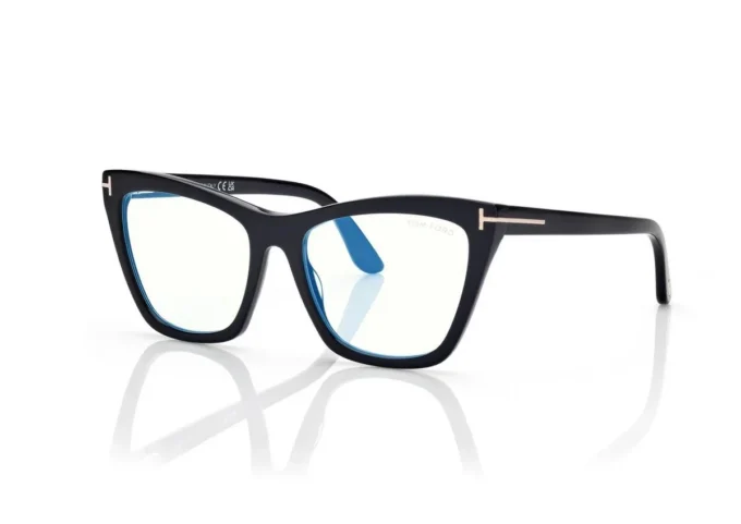 Blue Block Cat Eye Opticals mit aufsteckbarer Sonnenbrille Blue Block Cat Eye Opticals mit aufsteckbarer Sonnenbrille