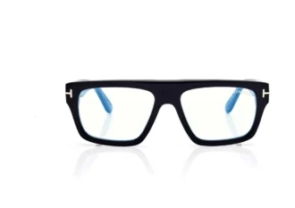 Blue Block Rechteckige Brille
