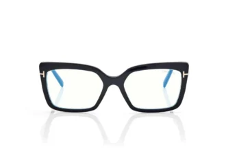 Blue Block Rechteckige Brille