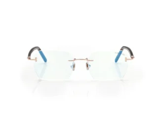 Blue Block Rechteckige Brille
