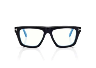 Blue Block Rechteckige Brille