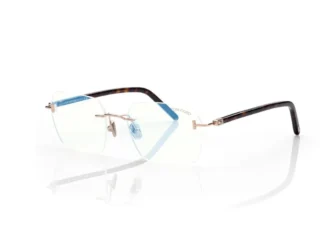 Blue Block Rechteckige Brille