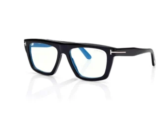 Blue Block Rechteckige Brille