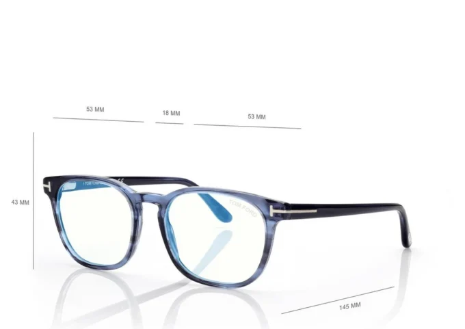 Blue Block Round Opticals