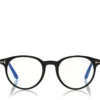 Blue Block Round Shape Opticals