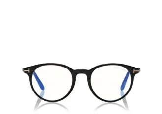 Blue Block Round Shape Opticals