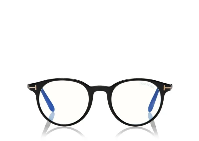 Blue Block Round Shape Opticals