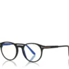Blue Block Round Shape Opticals