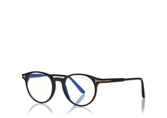 Blue Block Round Shape Opticals