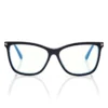 Blue Block Soft Cat Eye Opticals Clip-on-Sonnenbrille