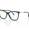 Blue Block Soft Cat Eye Opticals Clip-on-Sonnenbrille