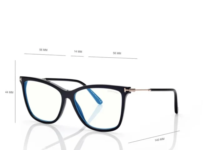 Blue Block Soft Cat Eye Opticals Clip-on-Sonnenbrille