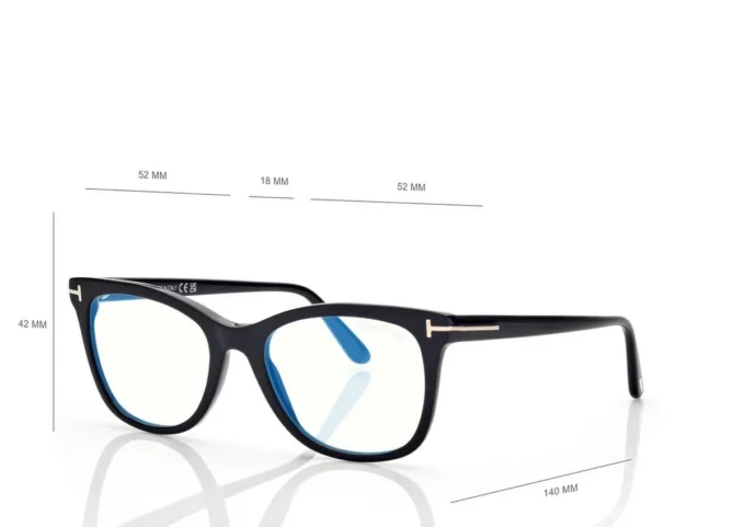 Blue Block Square Opticals