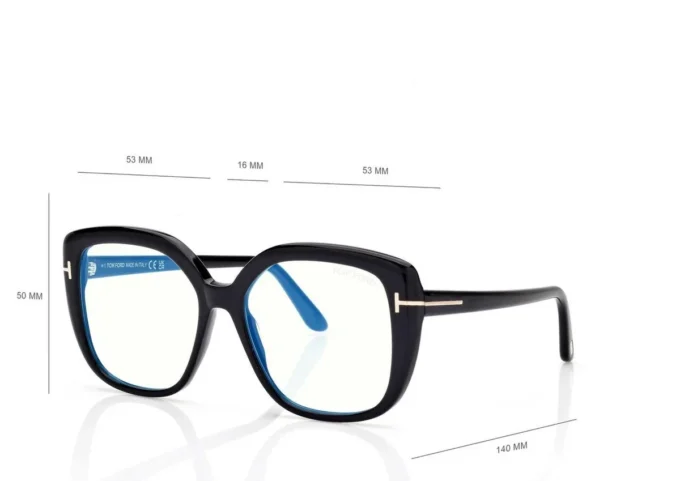 Blue Block Square Opticals