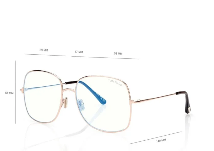 Blue Block Square Opticals
