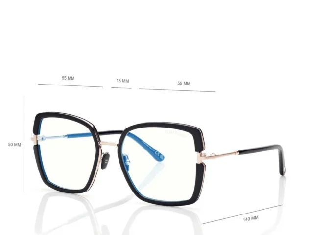 Blue Block Square Opticals