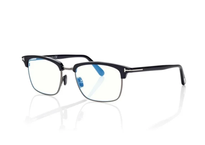 Blue Block Square Shape Opticals