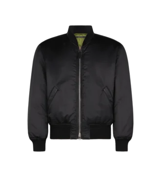 Bomberjacke aus Seidensatin