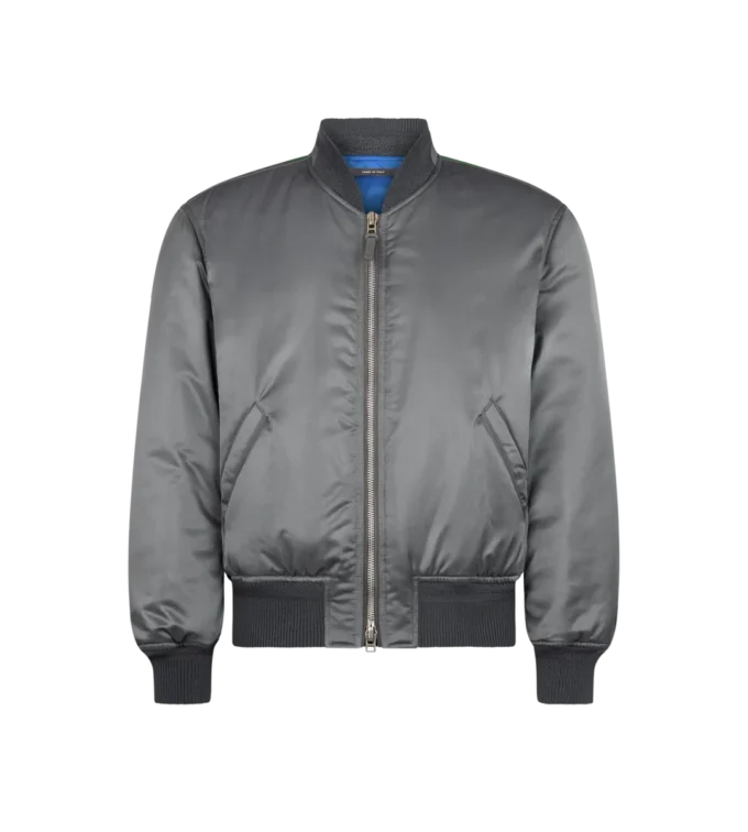 Bomberjacke aus Seidensatin Bomberjacke aus Seidensatin